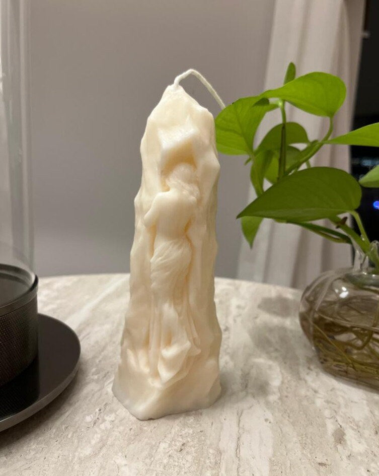 Stone Woman Statue