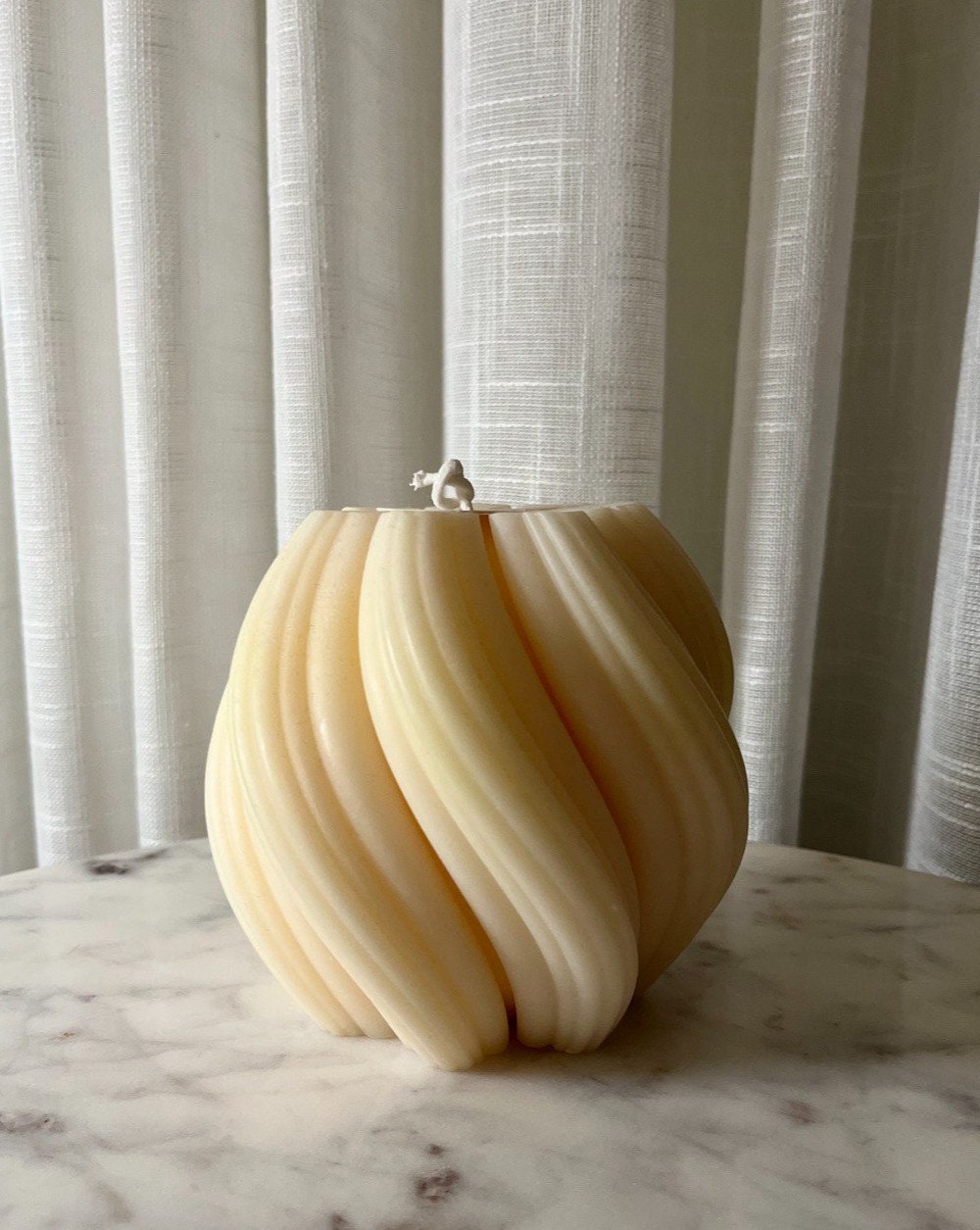 Huge Swirl Candle