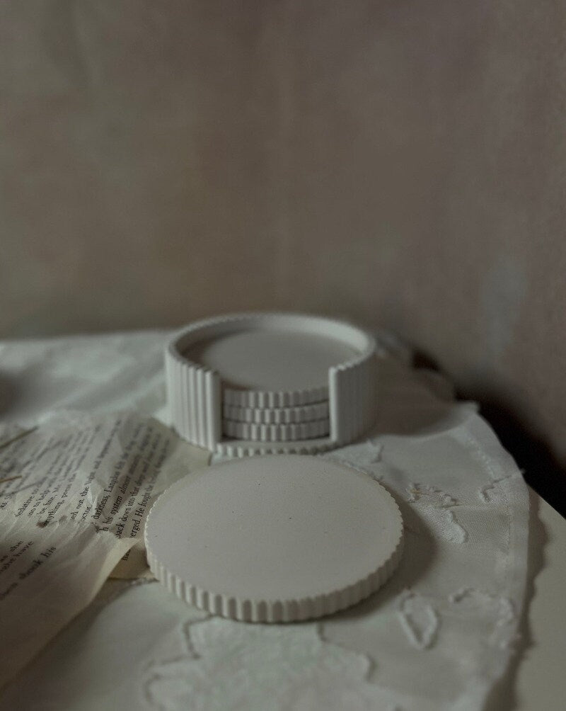 Stone-Inspired Coaster Set