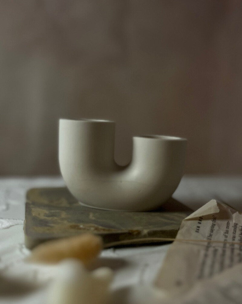 Crescent Duo Candle Holder
