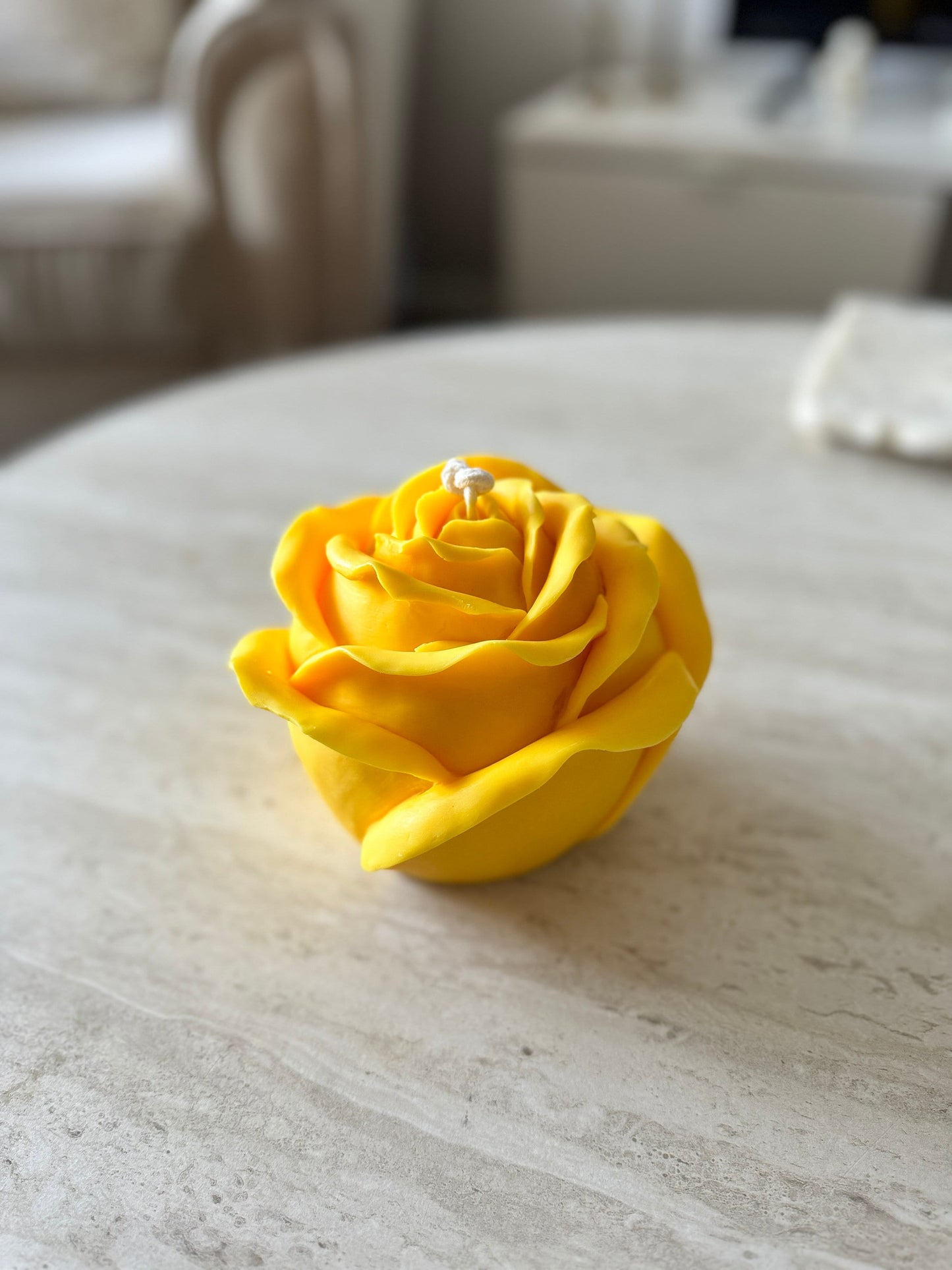 Huge Rose Candle