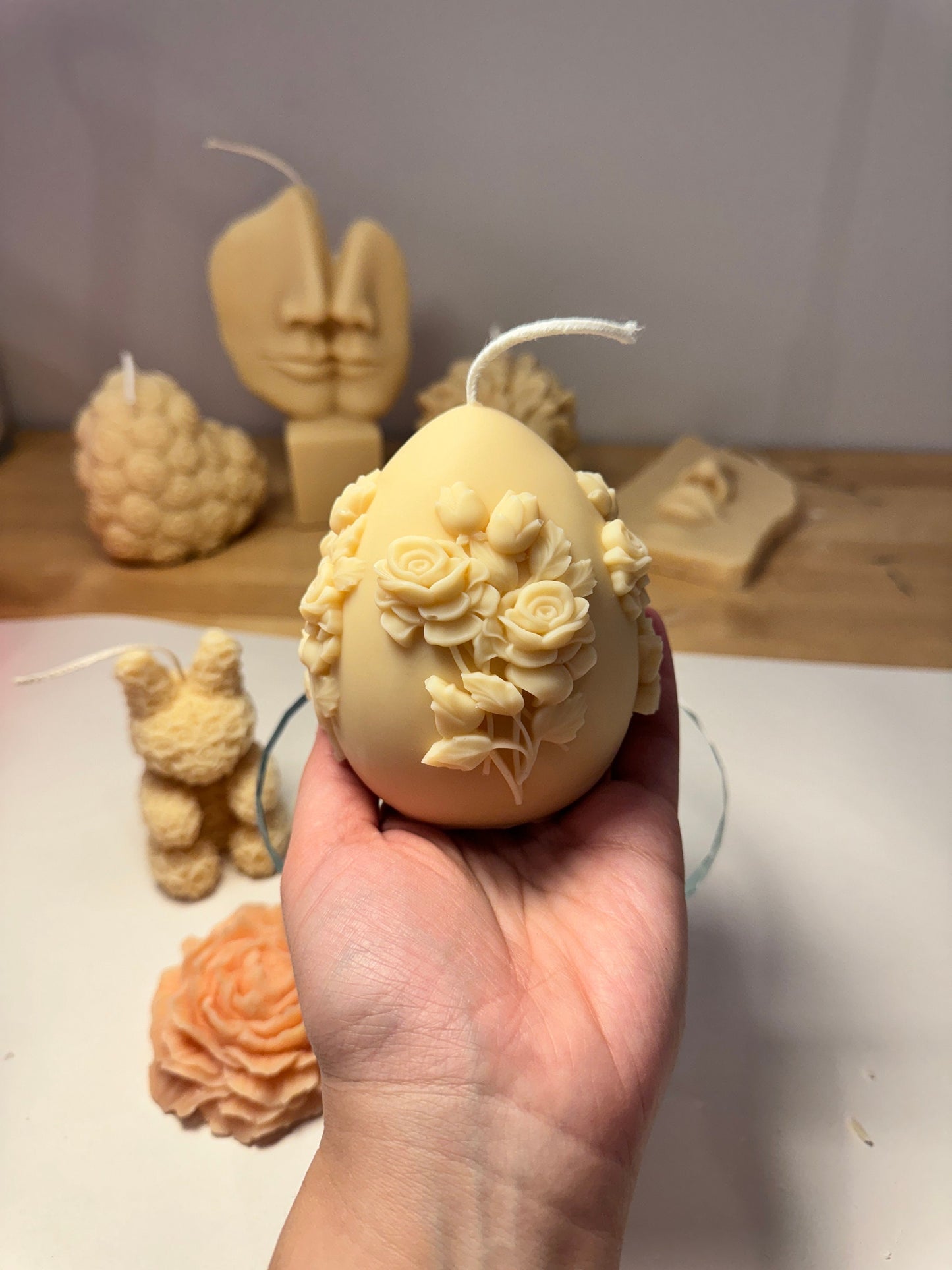 Vintage Egg candle