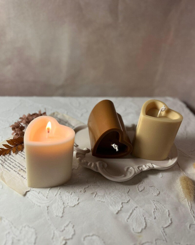 Heartfelt Pillar Candle