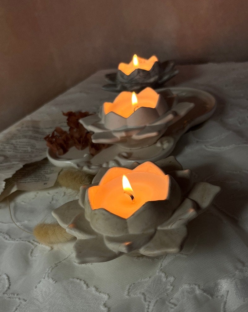Lotus Petal Candle Holder