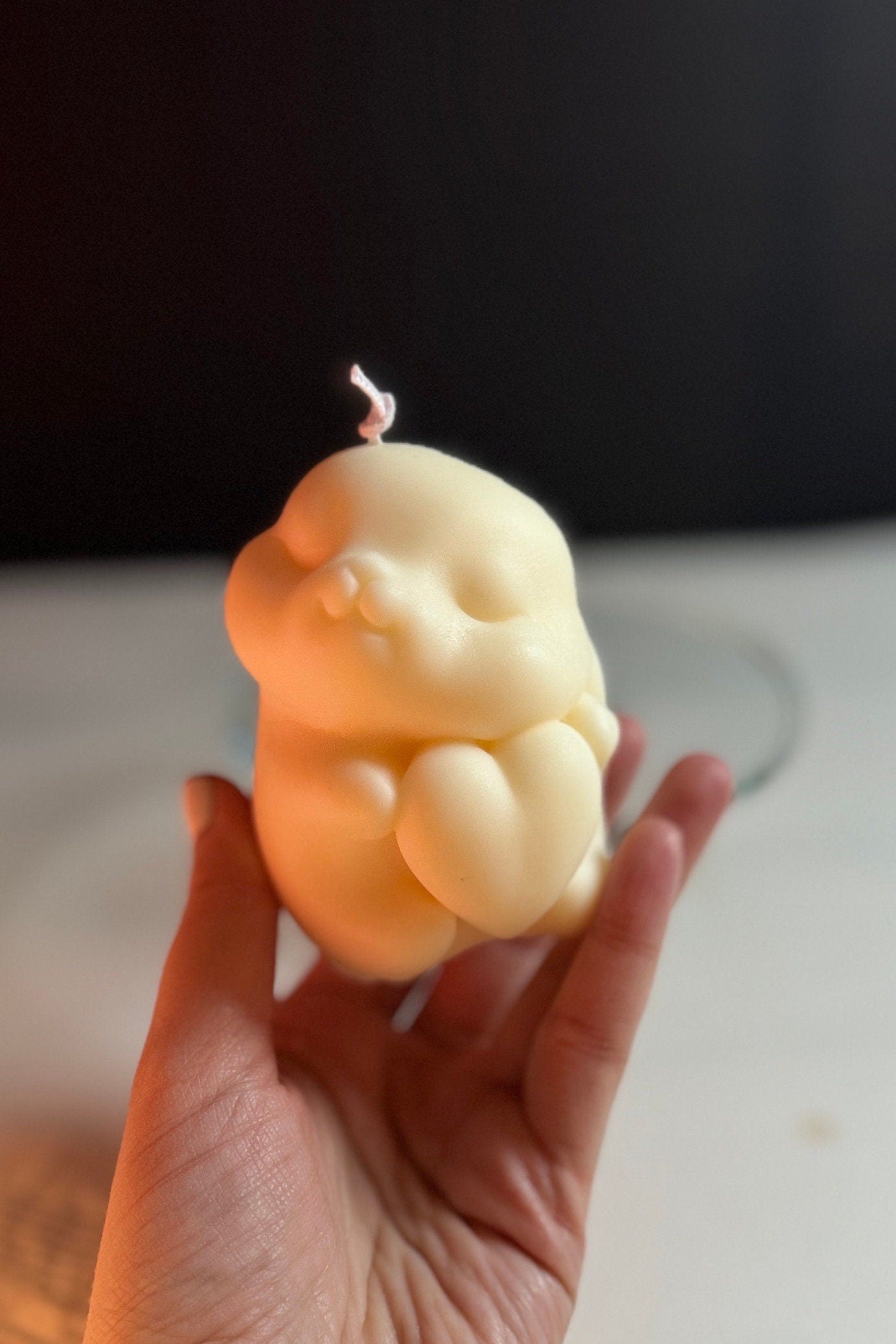 Bunny love Candle