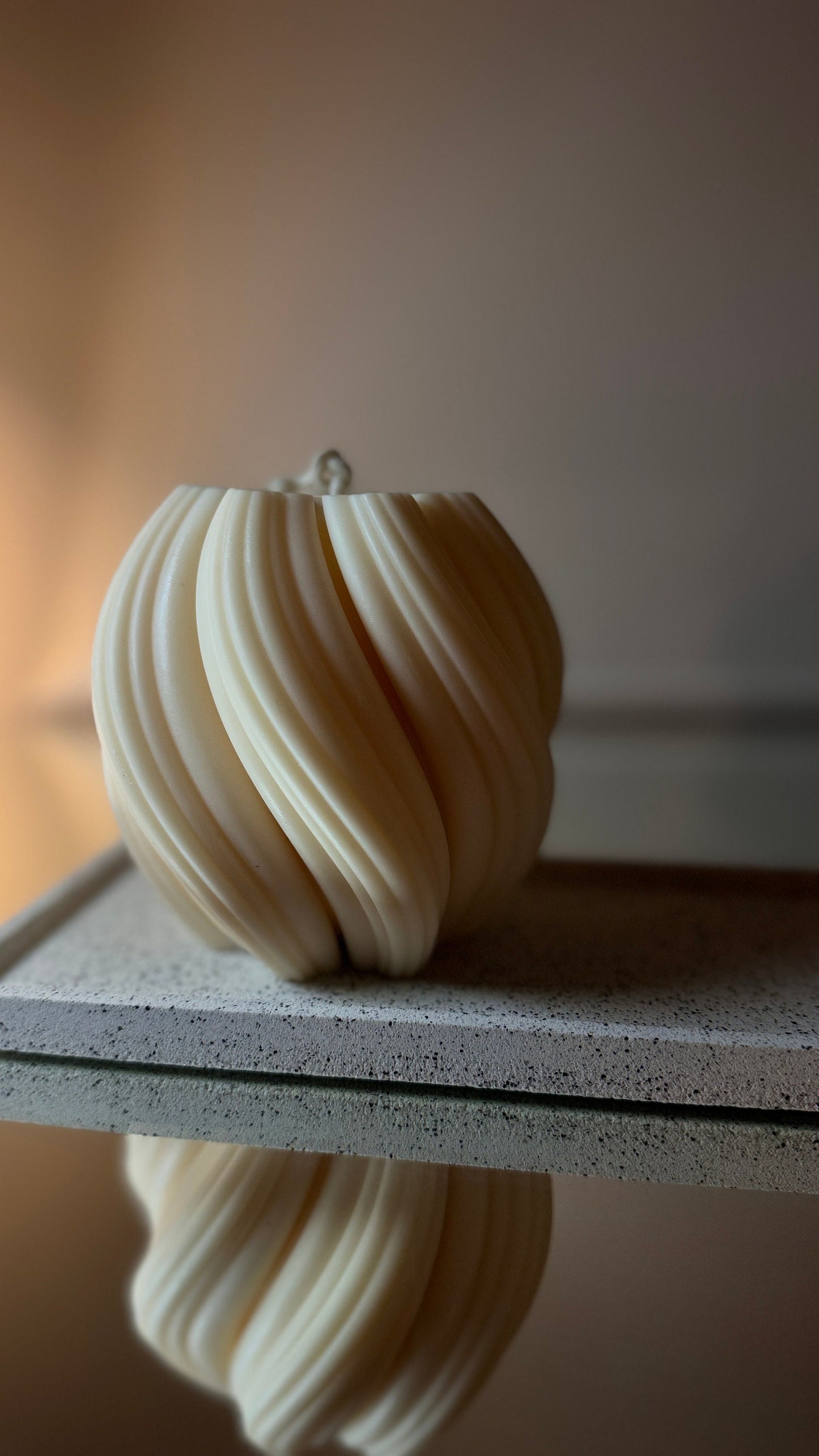 Huge Swirl Candle