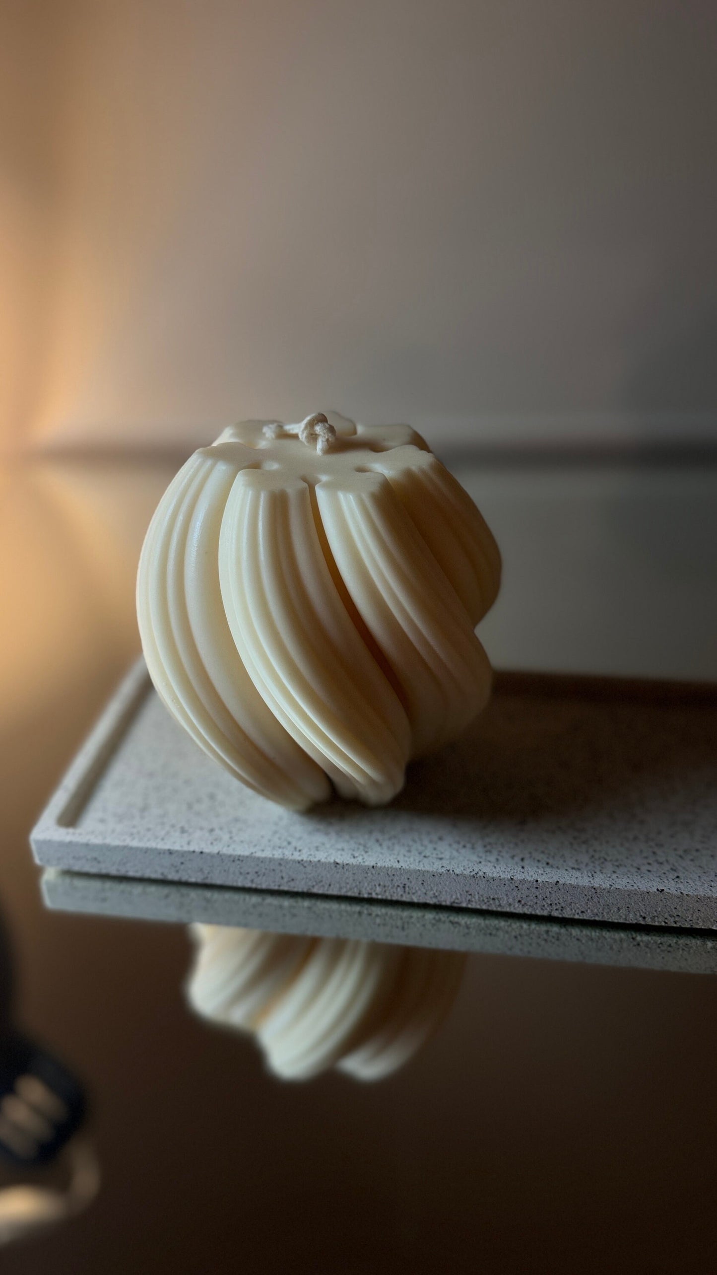 Huge Swirl Candle