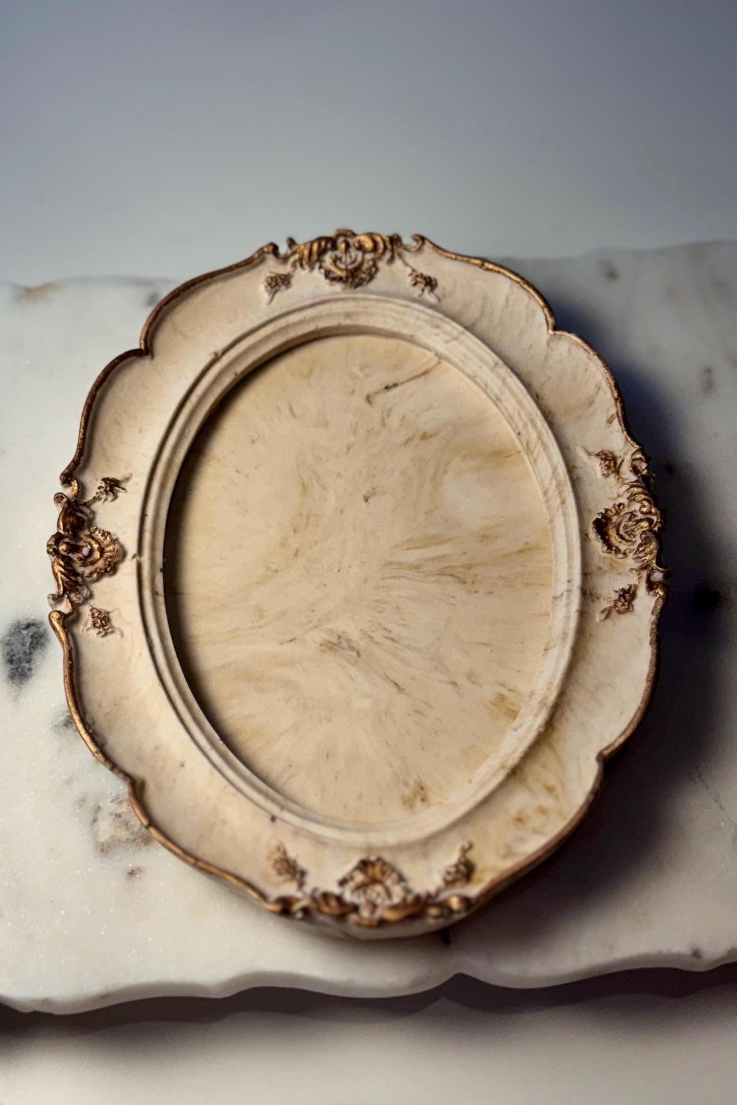 Ornate Oval Candle Base