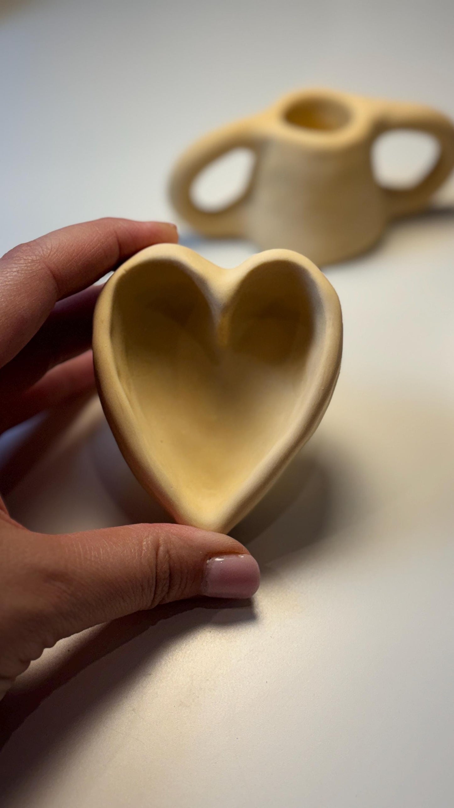 Vintage Inspired Heart Tray