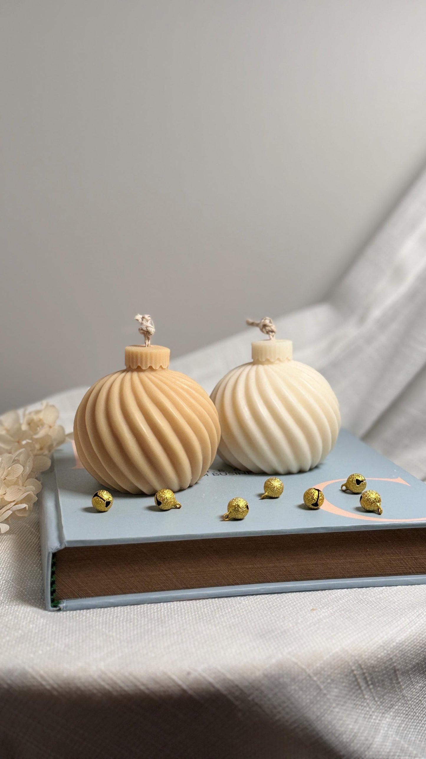 Christmas ornament candles