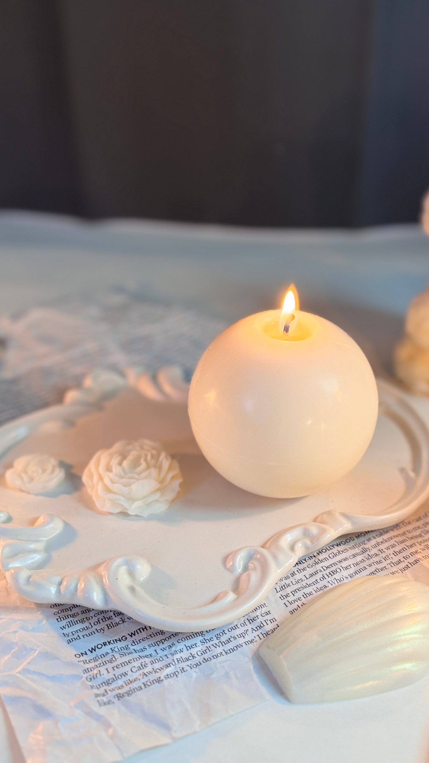 Sphere Ball Candle