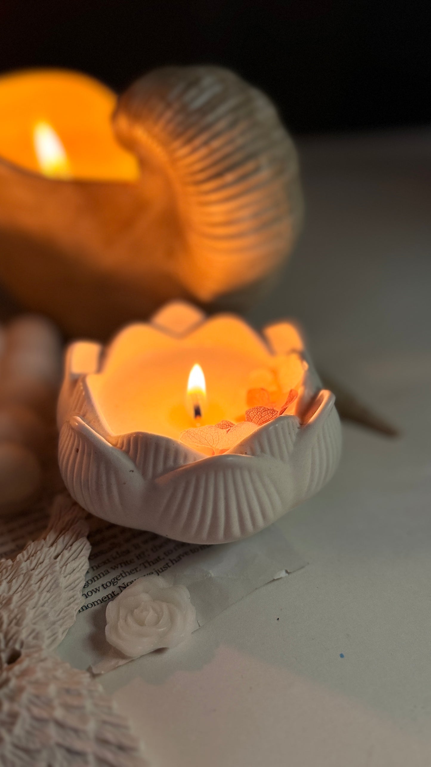 BlossomGlow Candle Holder