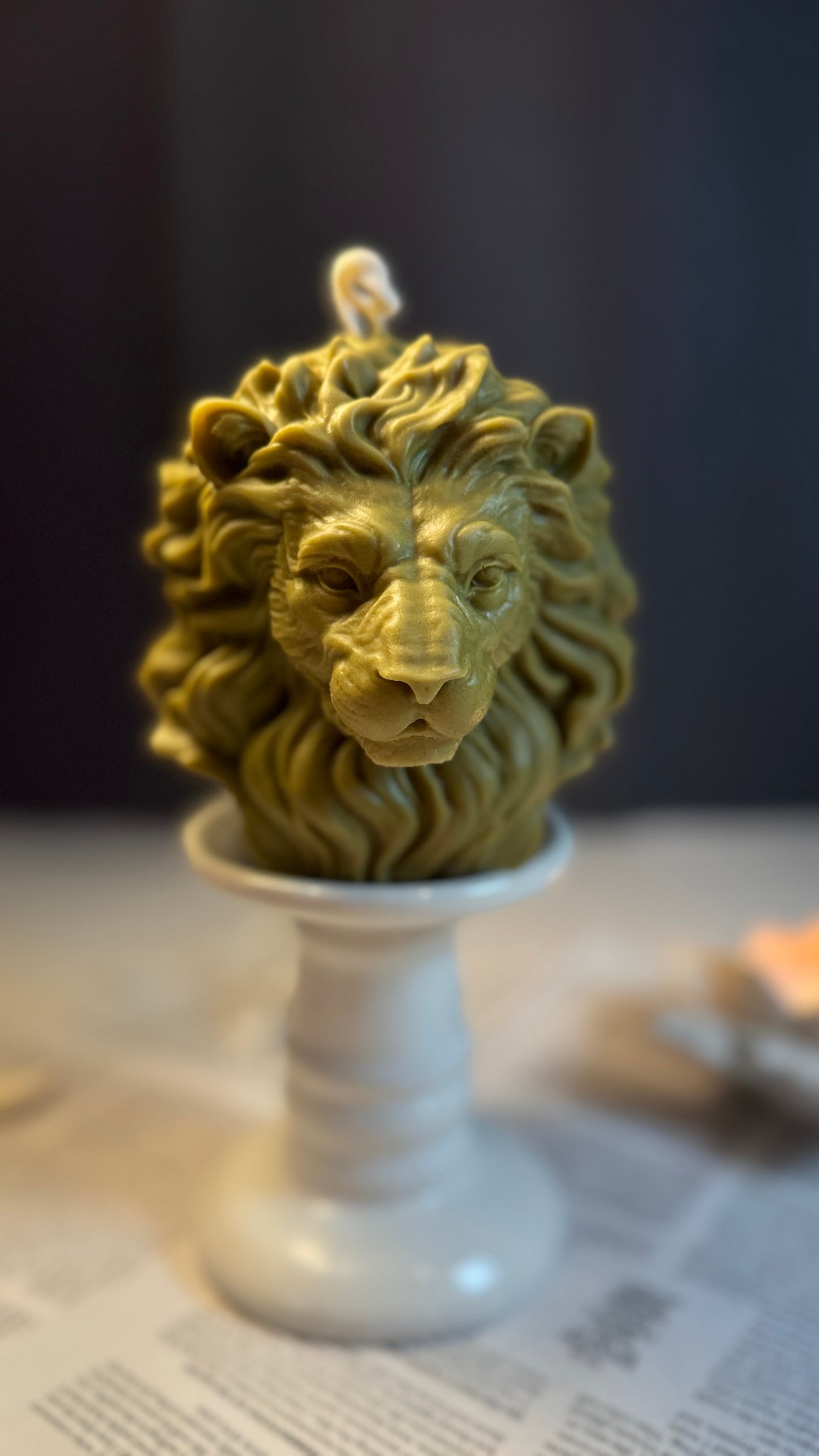 Lion Candle