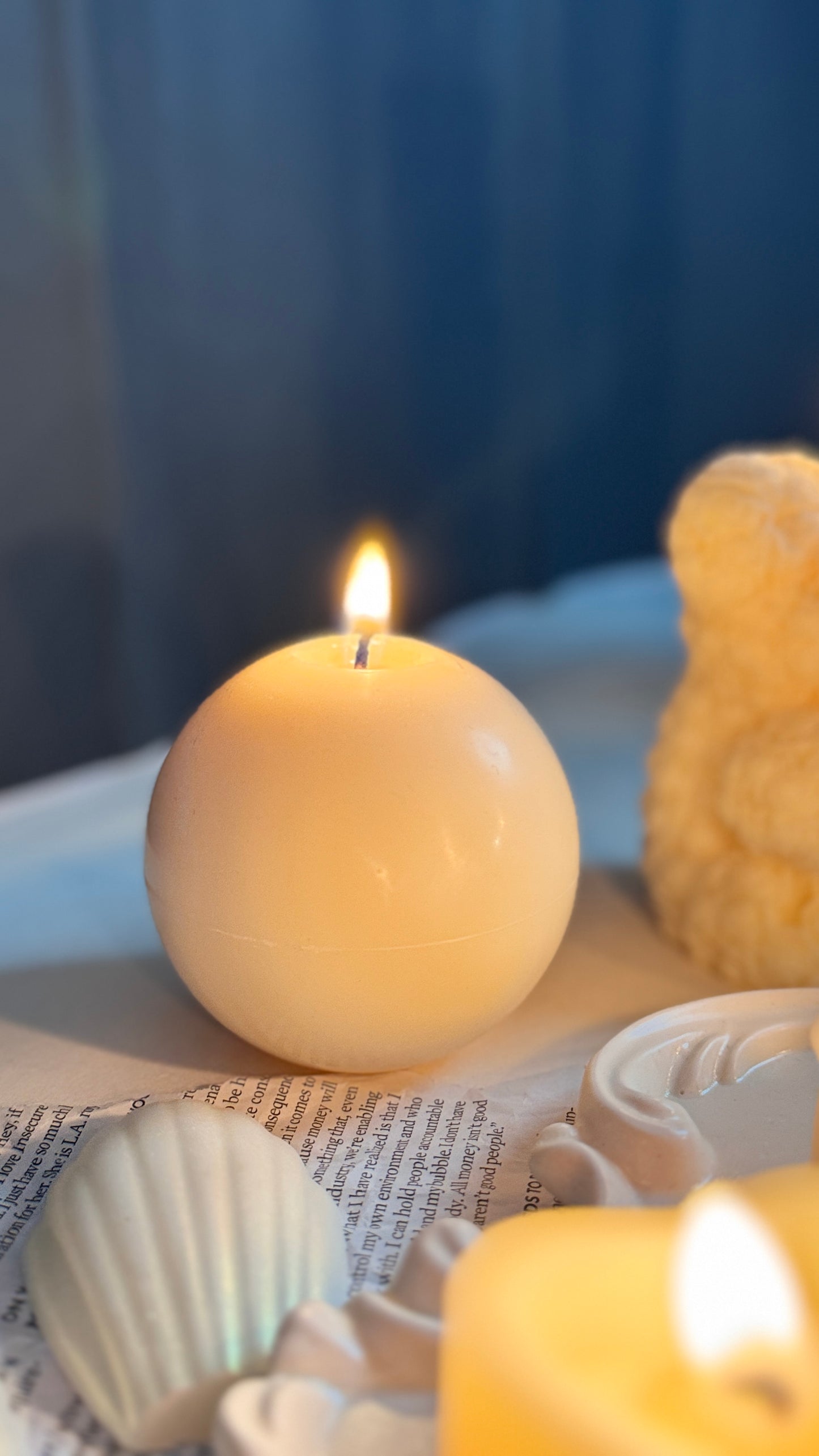 Sphere Ball Candle