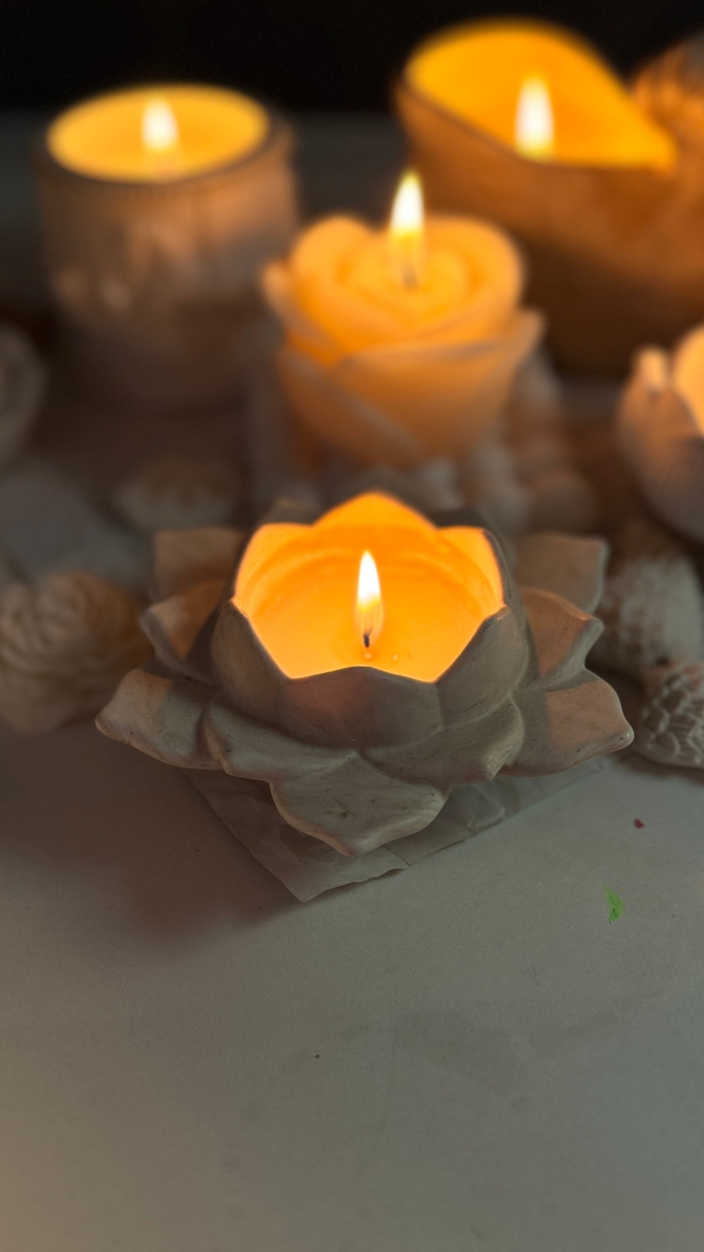 Lotus Petal Candle Holder