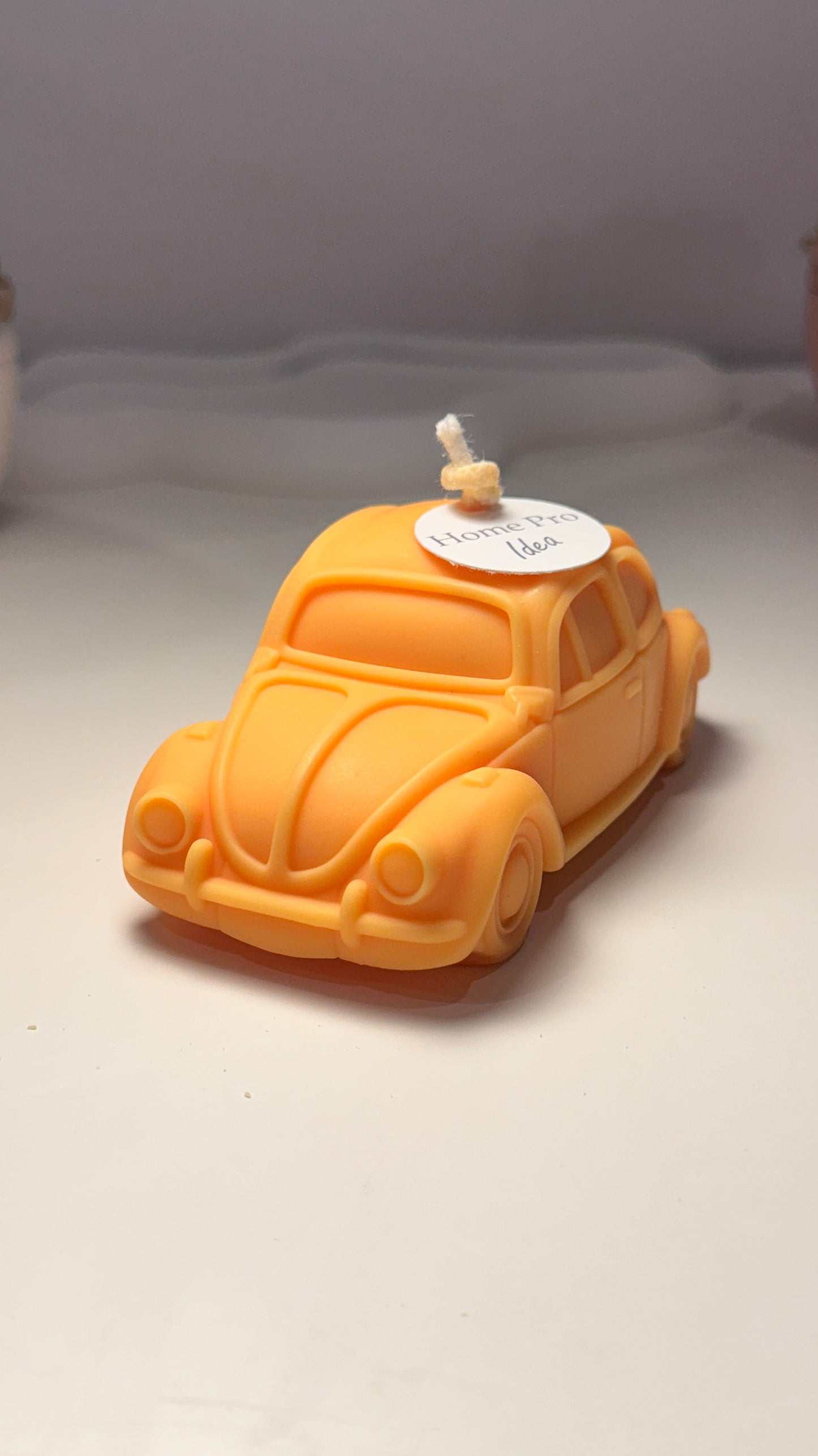 Vintage Beetle Car Candle