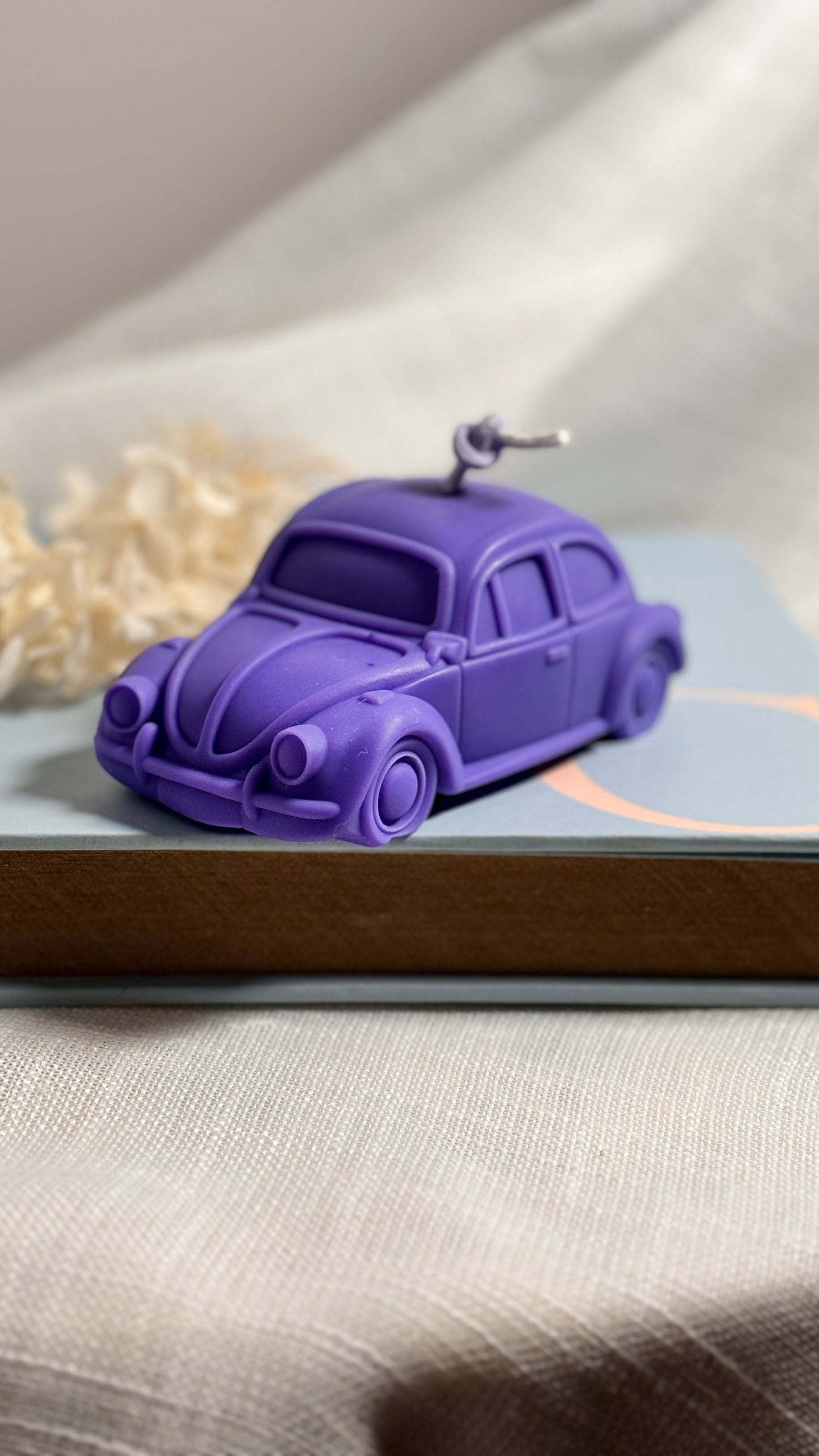Vintage Beetle Car Candle