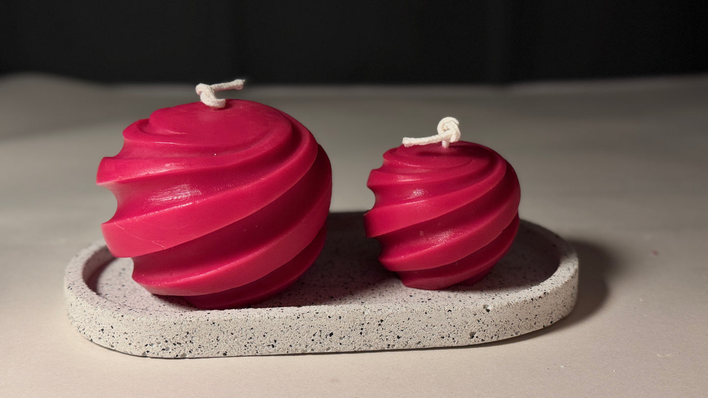 Spiral Ball Candle