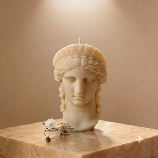 VENUS Bust Statue Candle – Ancient Greek Goddess Sculptural Decor (Copy)