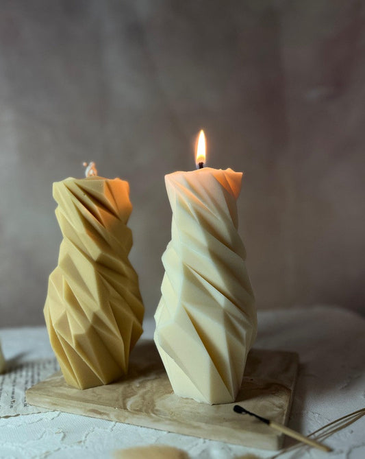 Diamond Pillar Candle