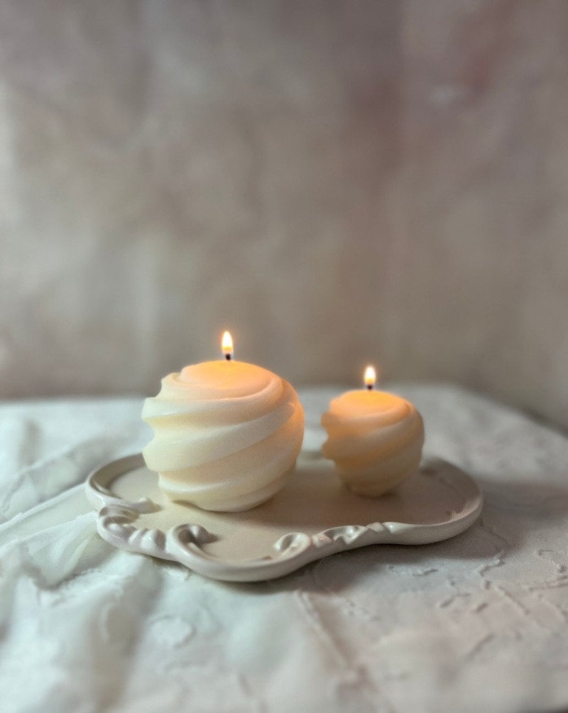Spiral Ball Candle