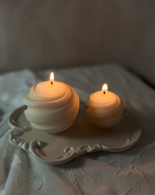 Spiral Ball Candle