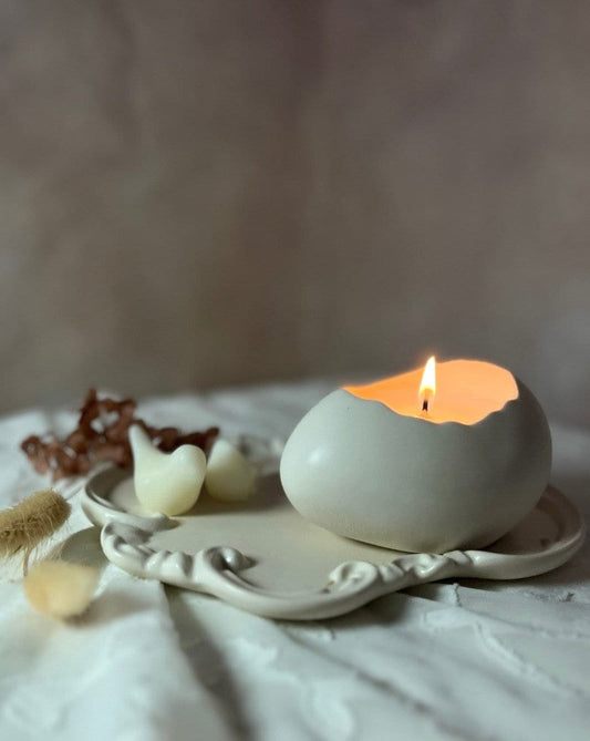 Egg Hatch Candle Holder