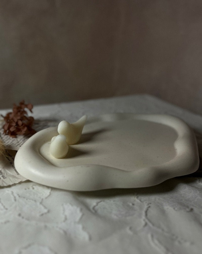 Fluffy Oval Tray