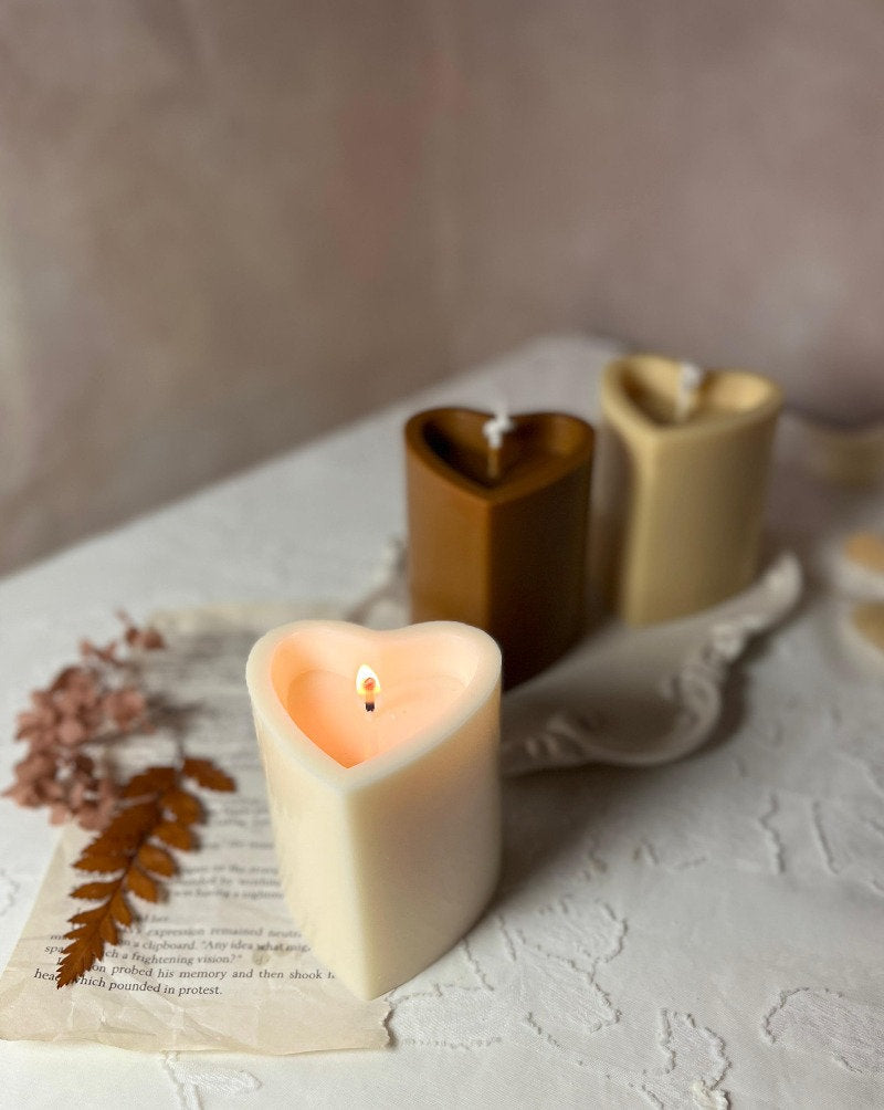 Heartfelt Pillar Candle