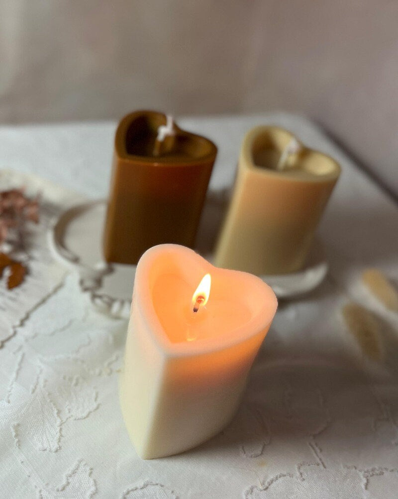 Heartfelt Pillar Candle