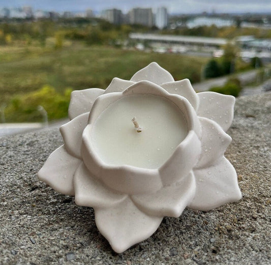 Lotus Petal Candle Holder