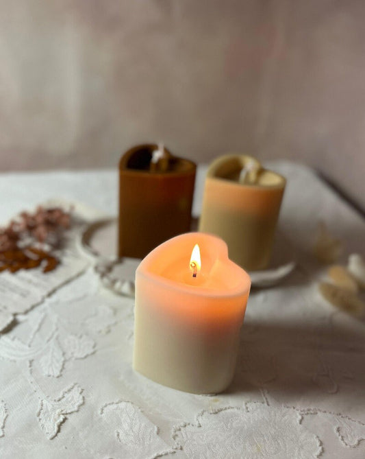 Heartfelt Pillar Candle