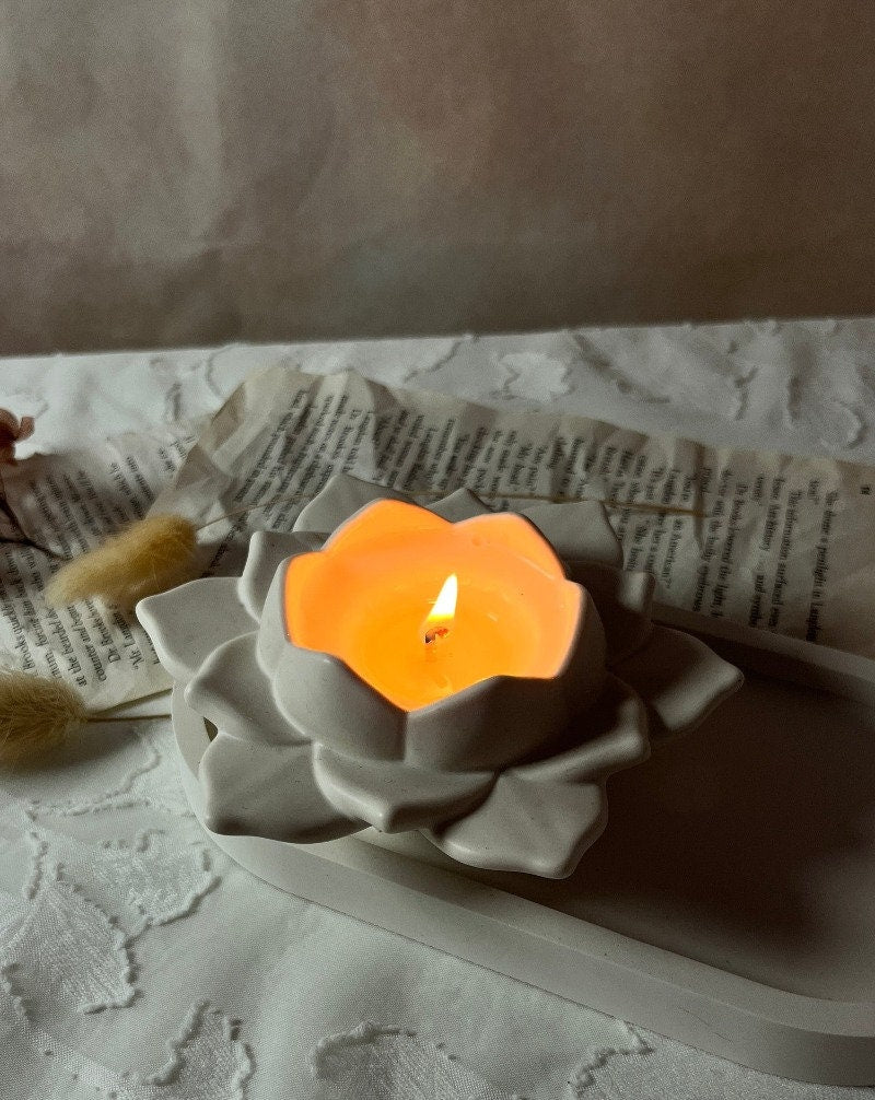 Lotus Petal Candle Holder