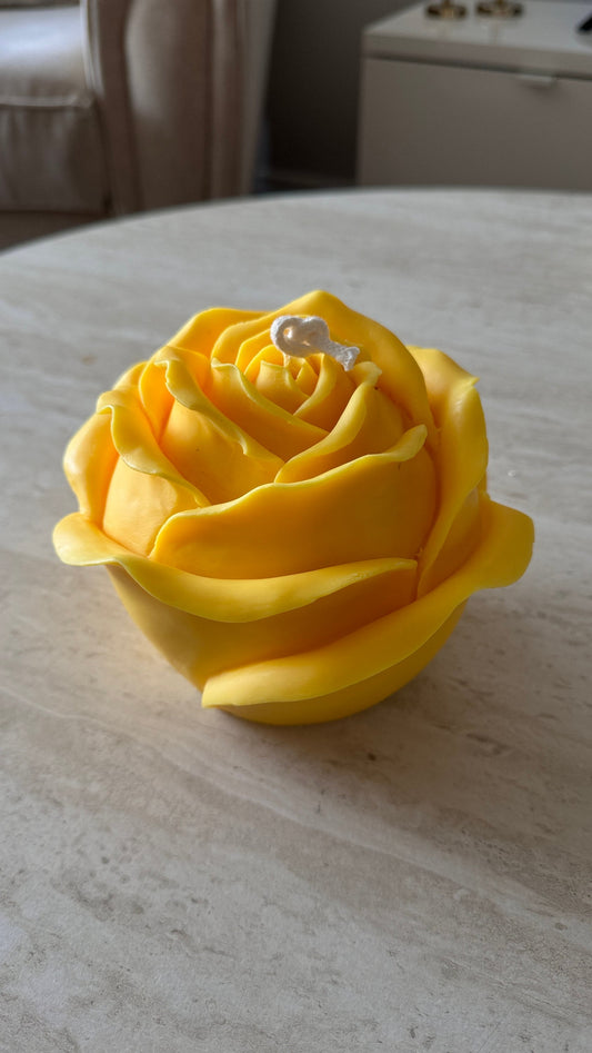 Huge Rose Candle