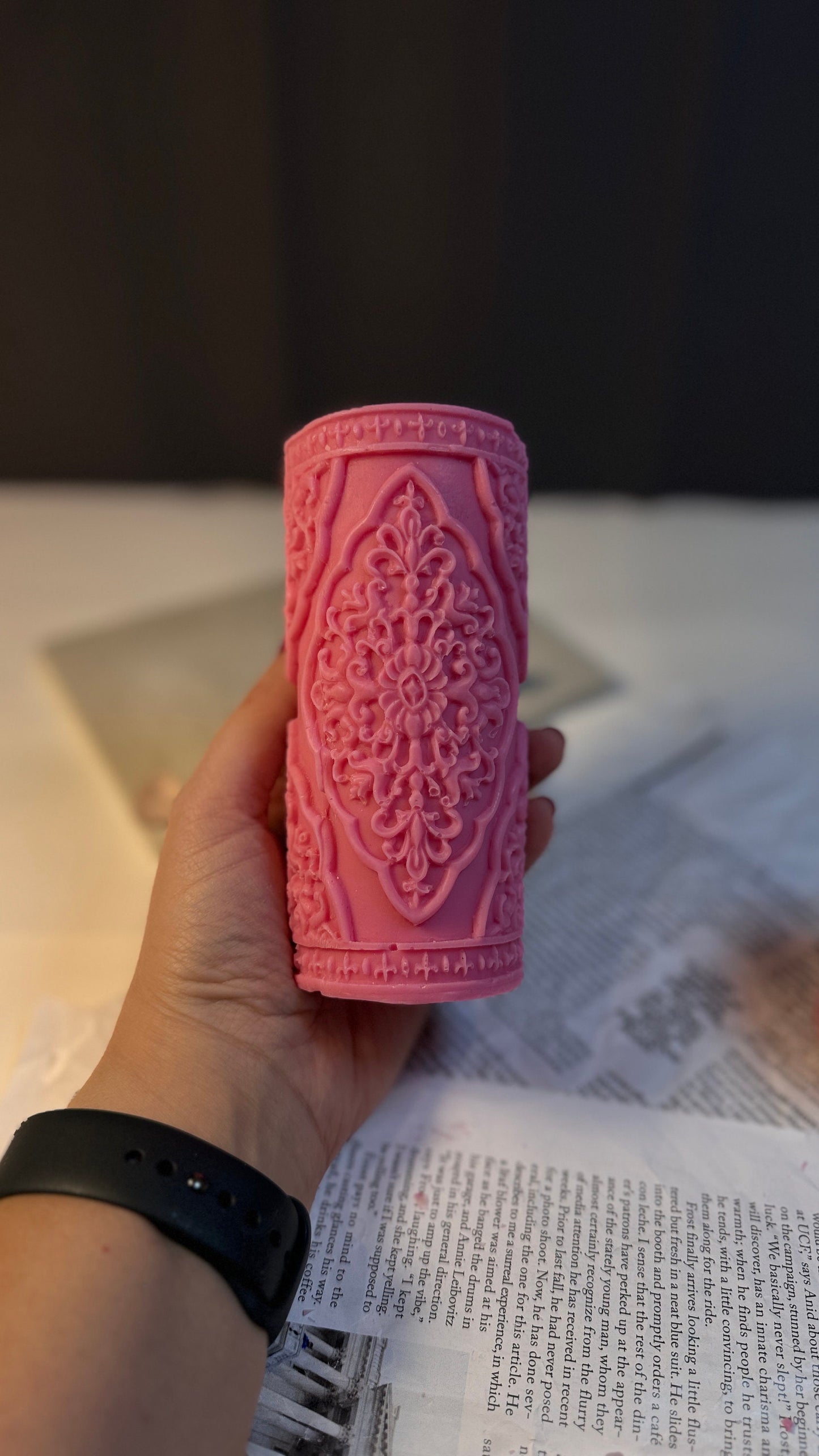 Lace Candle