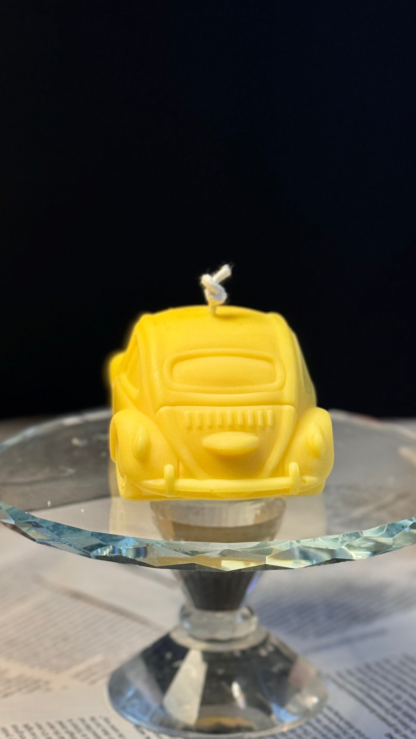 Vintage Beetle Car Candle