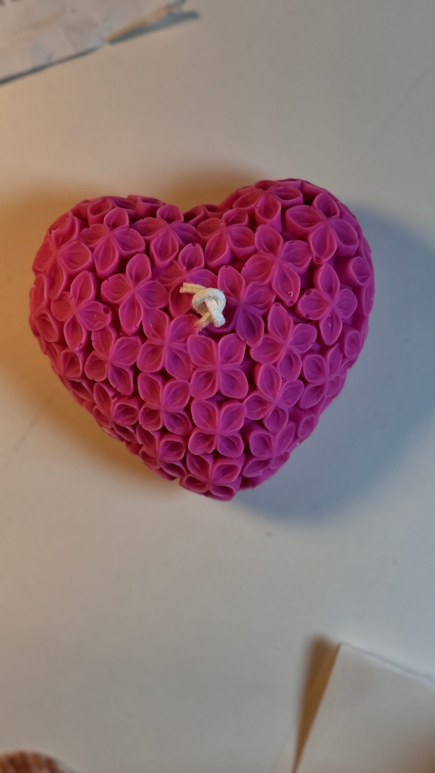 Love Flower Candle