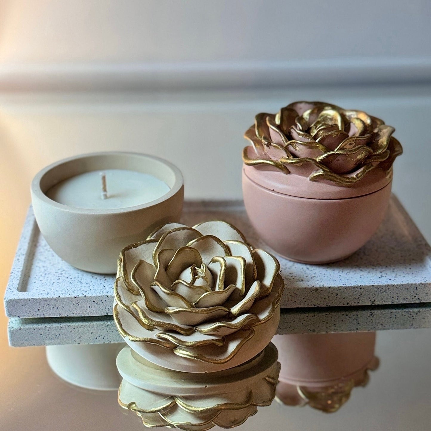 Peony Bloom Candle (One Refill included)