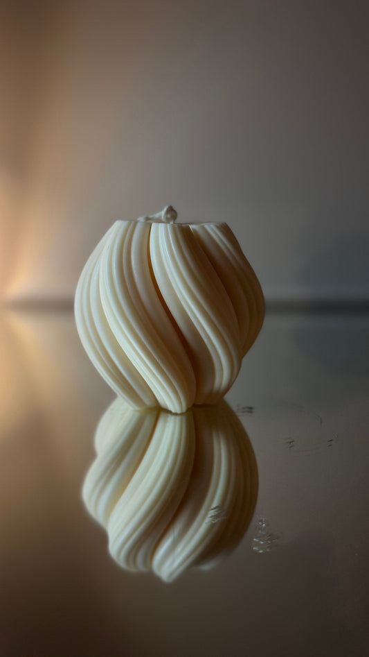 Huge Swirl Candle