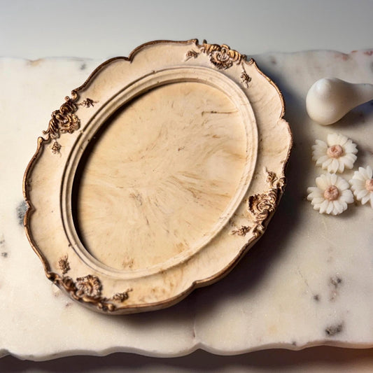 Ornate Oval Candle Base