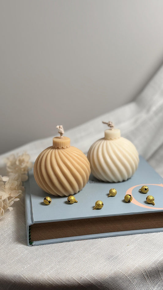 Christmas ornament candles